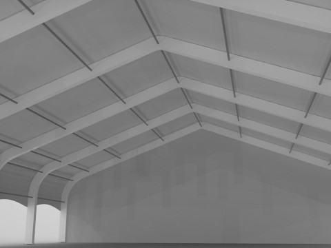 Clearspan Tent 3D Model