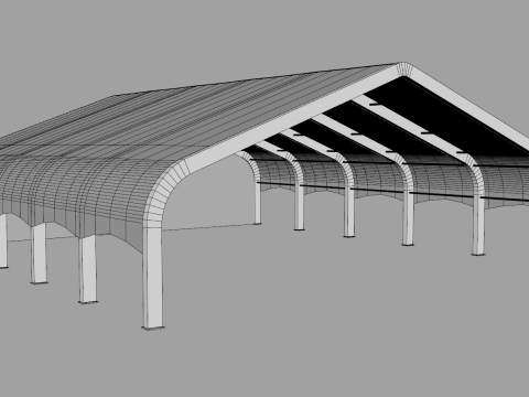 Clearspan Tent 3D Model