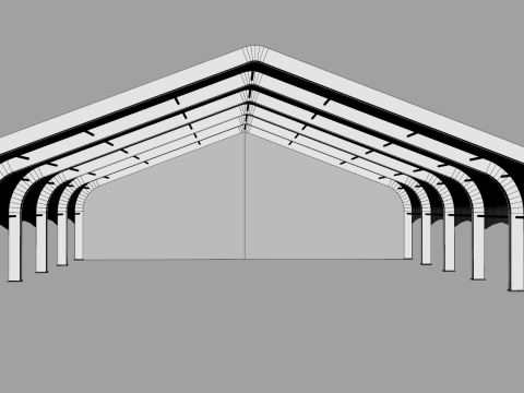 Clearspan Tent 3D Model