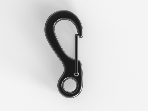 Climbing Carabiner 3D Model