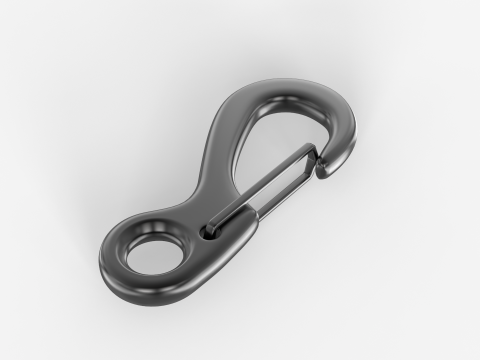 Climbing Carabiner 3D Model