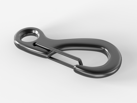 Climbing Carabiner 3D Model