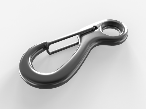 Climbing Carabiner 3D Model