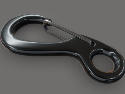 Climbing Carabiner 3D Model
