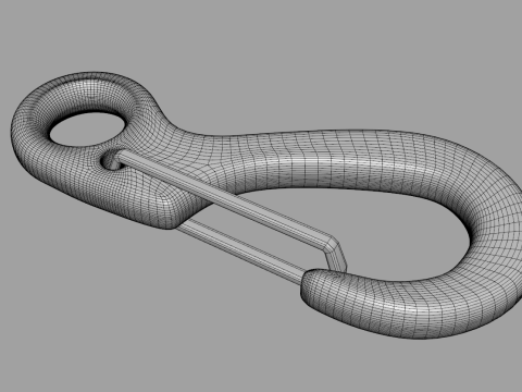 Climbing Carabiner 3D Model