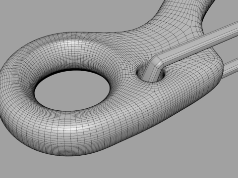 Climbing Carabiner 3D Model
