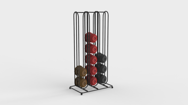 Coffee Capsule Holder 3D 模型 .c4d .max .obj .3ds .fbx .stl .blend