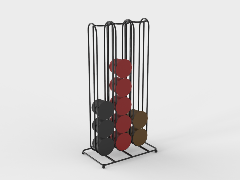 Coffee Capsule Holder 3D 模型