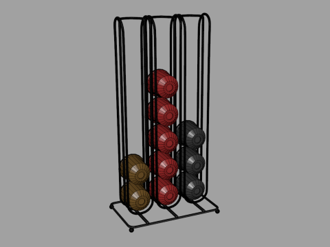 Coffee Capsule Holder 3D 模型