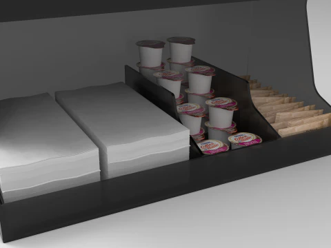 Coffee Condiment Organizer 3D Model