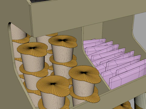 Coffee Condiment Organizer 2 3D Model