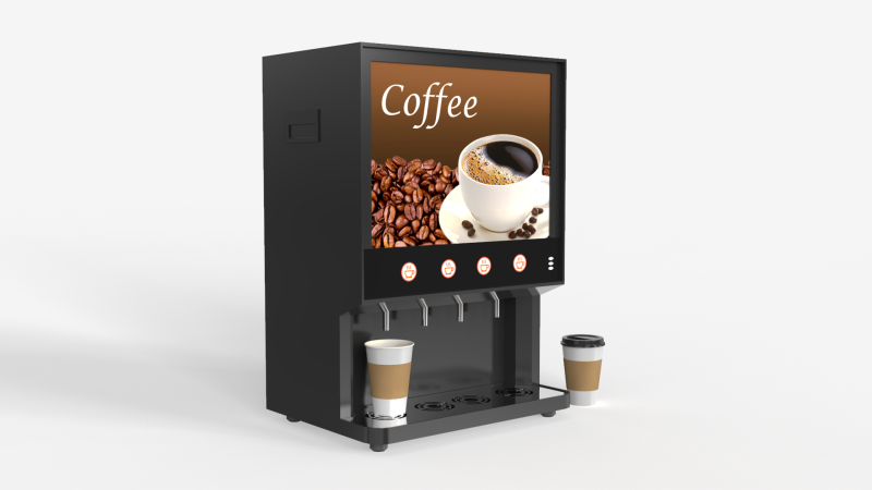 Coffee Machine Modèle 3D .c4d .max .obj .3ds .fbx .stl .blend 