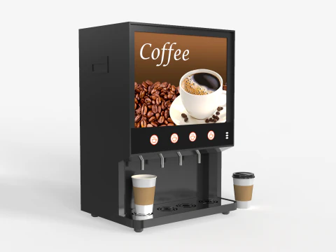 M&aacute;quina de caf&eacute; Modelo 3D