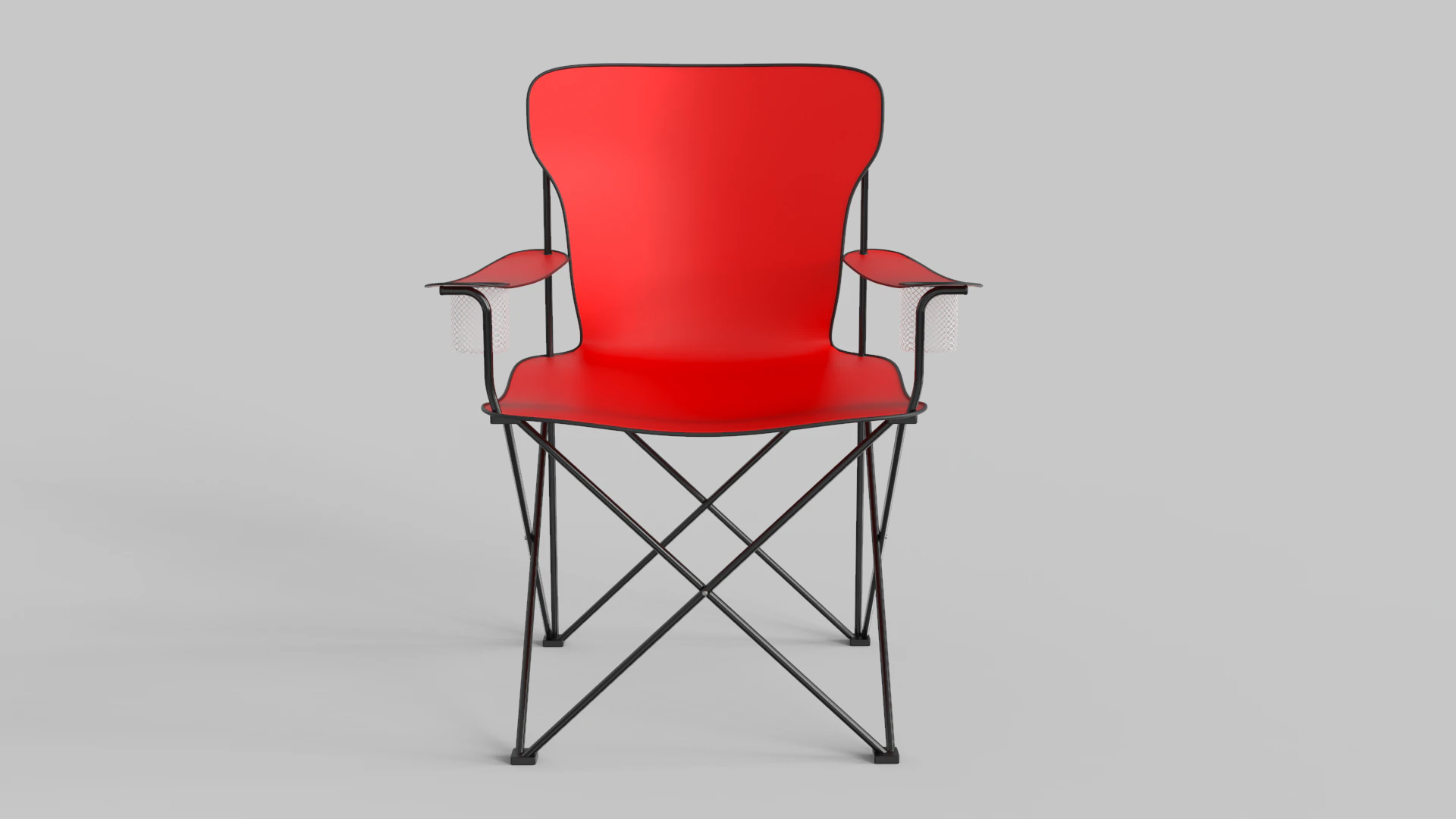 Coleman Camping Chair 3D Model .c4d .max .obj .3ds .fbx .stl .blend
