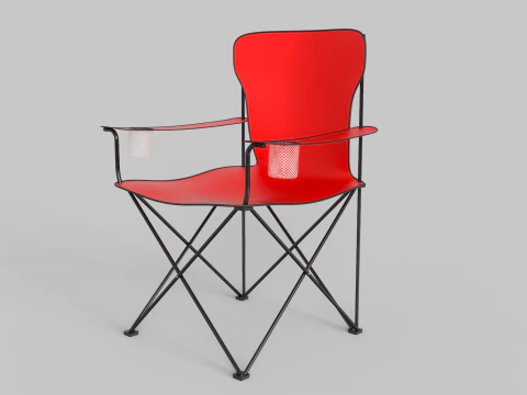 Coleman Camping Chair 3D Model
