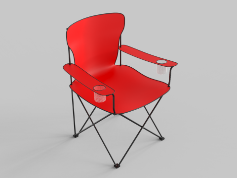 Coleman Camping Chair Modèle 3D