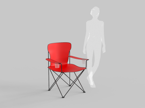 Coleman Camping Chair Modèle 3D