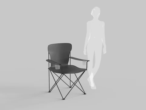 Coleman Camping Chair 3D Model