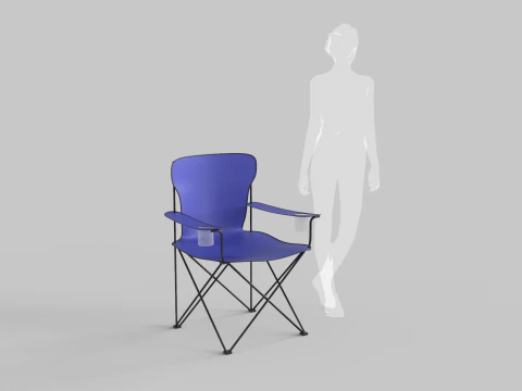 Coleman Camping Chair 3D Model