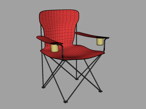 Coleman Camping Chair 3D Model