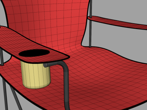 Coleman Camping Chair Modèle 3D