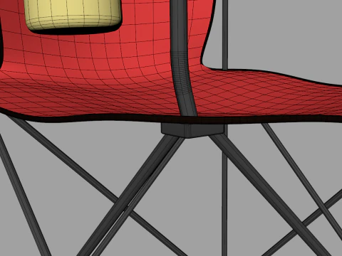 Coleman Camping Chair 3D Model
