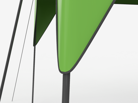 Tente Coleman 3x3 mètres Modèle 3D