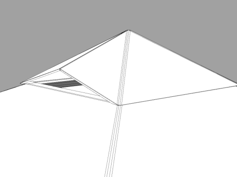 Tente Coleman 3x3 mètres Modèle 3D