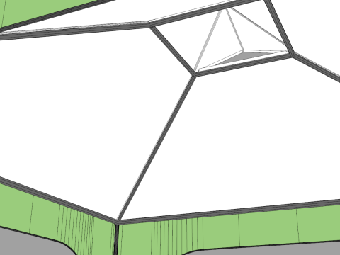 Tente Coleman 3x3 mètres Modèle 3D