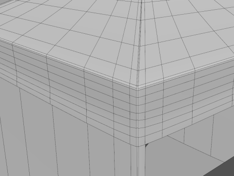 Commercial Tent 3x3 Meters Modelo 3D