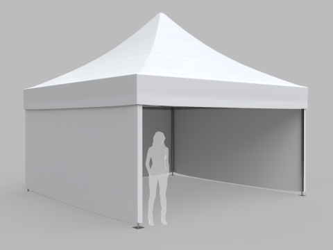 Commercial Tent 5x5 Meters Modèle 3D
