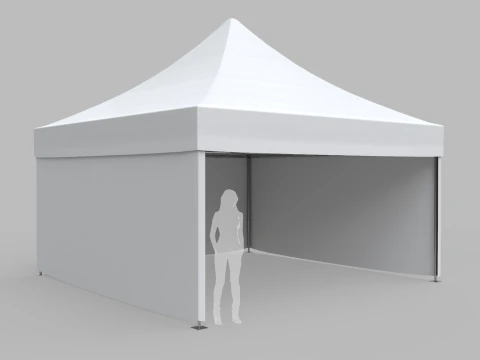 Namiot handlowy 5x5 metr&oacute;w Model 3D