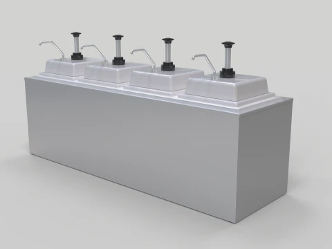 Condiment Dispenser 3D Model