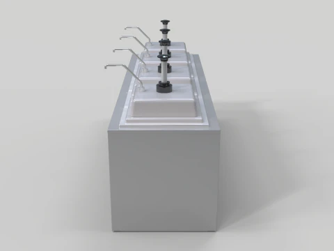 Condiment Dispenser 3D Model
