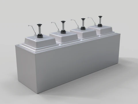 Condiment Dispenser 3D Model