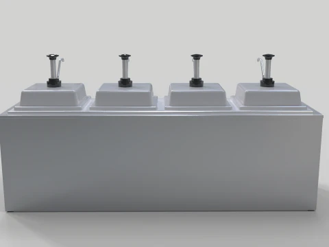 Condiment Dispenser 3D Model