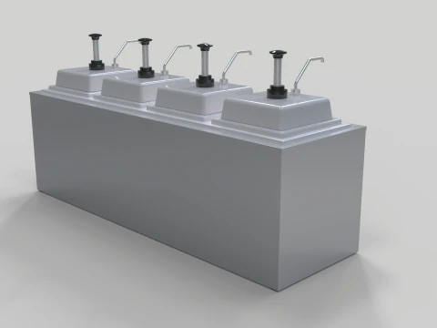 Condiment Dispenser 3D Model