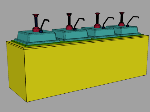 Condiment Dispenser Model 3D