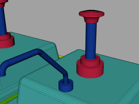 Condiment Dispenser 3D Model