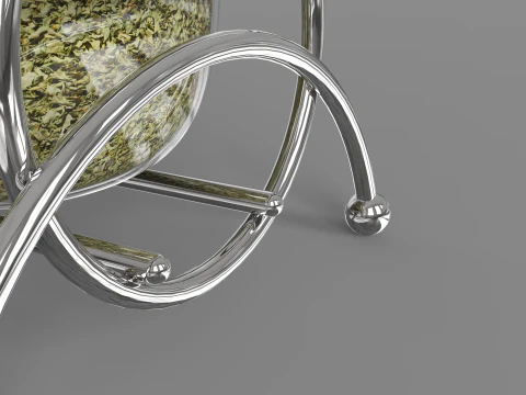 Condiment Glass Bottles with Base 3D Model