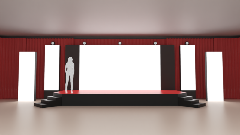 Fase 1 della conferenza Modello 3D .c4d .max .obj .3ds .fbx .stl .blend