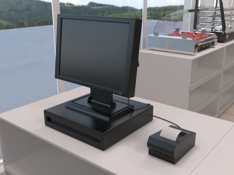 Convenience Store 1 3D Model