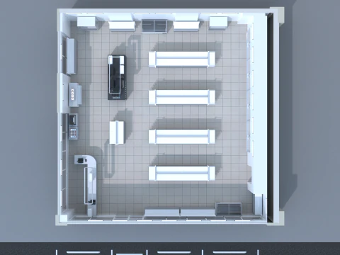 Convenience Store 1 3D Model