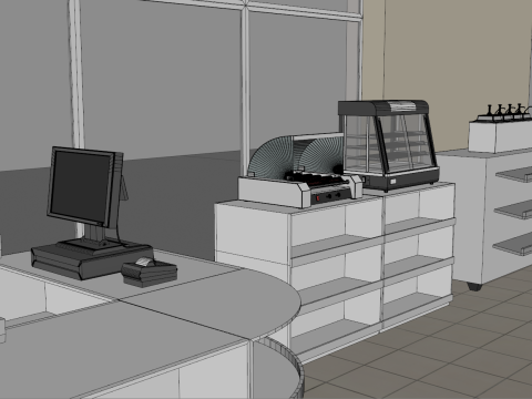 Convenience Store 1 3Dモデル