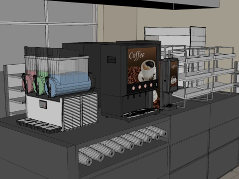 Convenience Store 1 3D Model