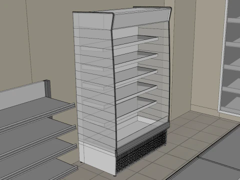 Convenience Store 1 3D Model