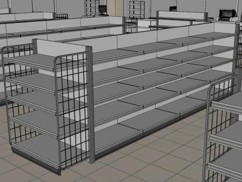 Convenience Store 1 3D Model