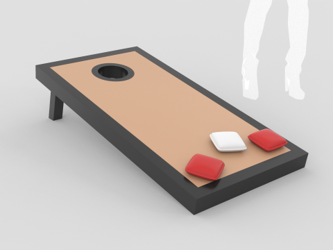 Cornhole Game 3D मॉडल