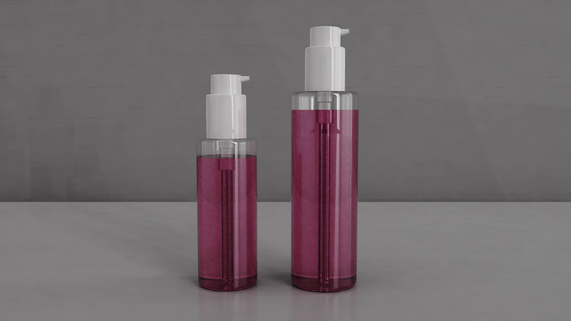 Cosmetics Bottles 3D Model .c4d .max .obj .3ds .fbx .stl .blend 