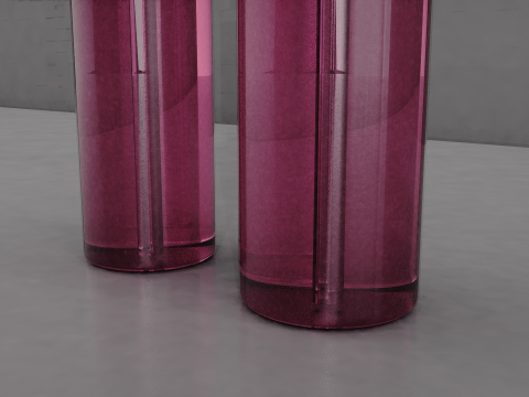 Cosmetics Bottles 3D मॉडल